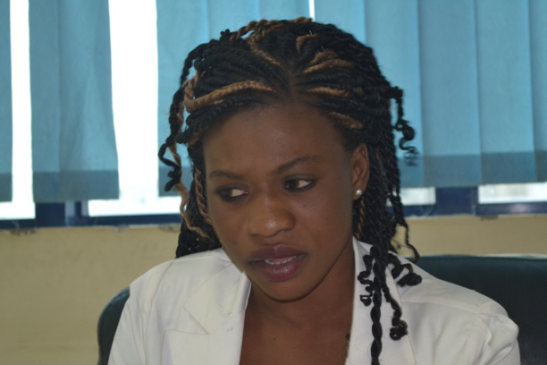 Viviane Wade félicite Amina Nguirane