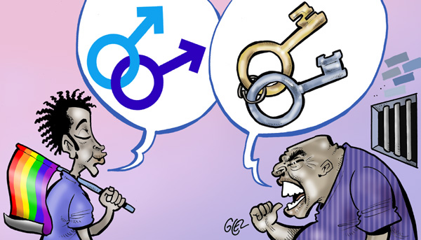 Des homosexuels foutent le bordel au Palais de justice