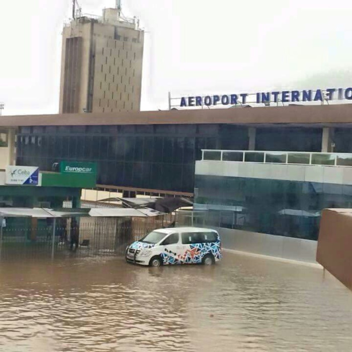 Forte pluie à Dakar : L'aéroport Léopold Sédar Senghor affecté