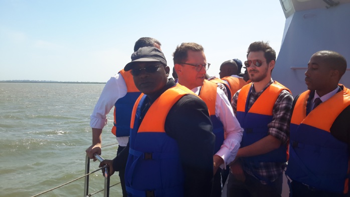 Dragage du fleuve Casamance: Le Ministre Oumar Guèye apprécie l’avancement des travaux