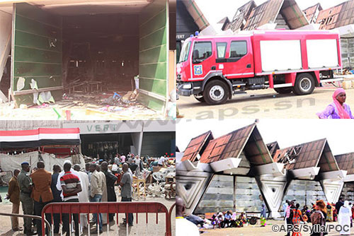 INCENDIE AU CICES : DES EXPOSANTS INCONSOLABLES PLEURENT LES PERTES MATÉRIELLES