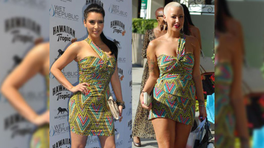 Amber Rose et Kim Kardashian : 7 fois où elles se sont copiées