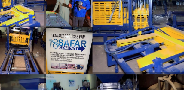 Kolda : El Hadj Mame Boye Diao réceptionne une unité de fabrication de briques et de pavés ainsi qu’une scierie moderne