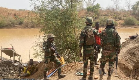 Kédougou : Un site d’orpaillage clandestin démantelé, six orpailleurs interpellés