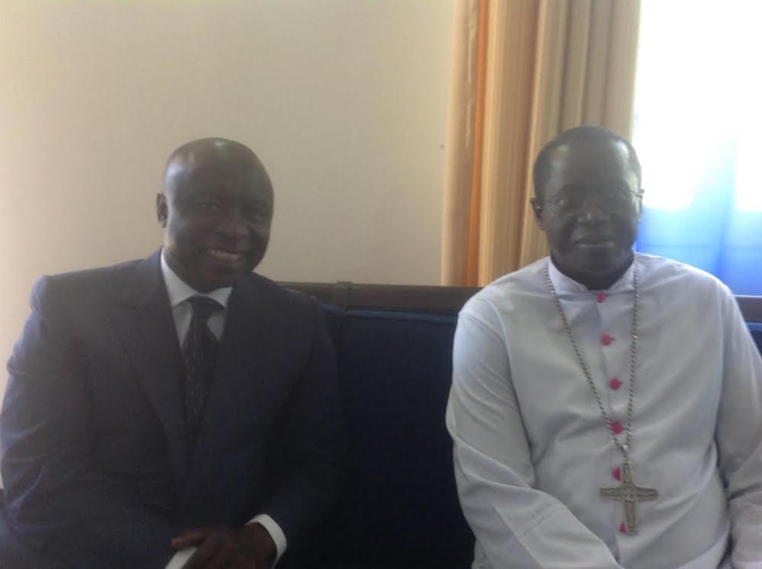 : Le leader de Rewmi Idrissa Seck chez l'archevêque de Dakar, Mgr Benjamin N'diaye