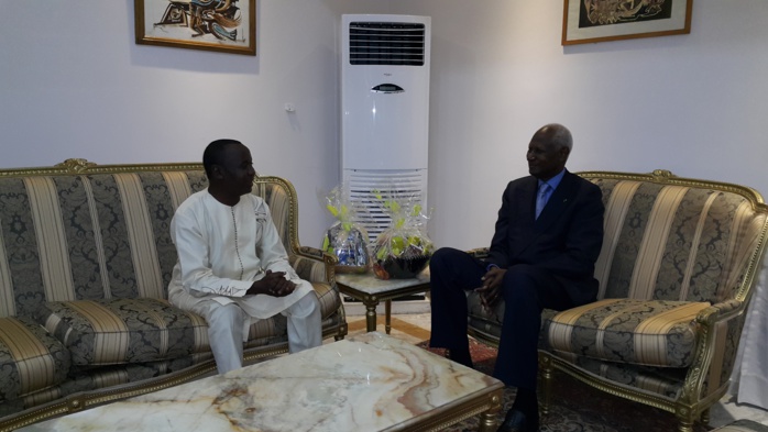 Audience : Abdou Diouf reçoit Adama Sow et tient parole....