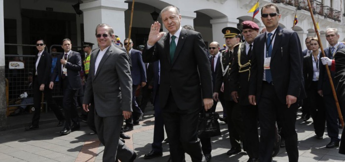 Les gardes du corps du président Erdogan provoquent un incident entre la Turquie et l'Equateur