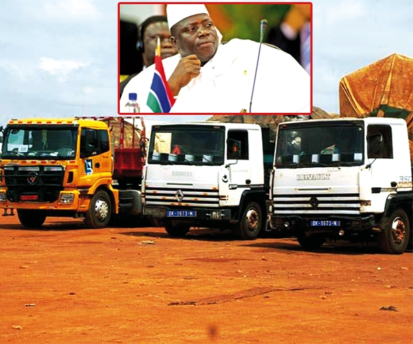 Forte hausse de la taxe sur les camions sénégalais : Jammeh terrorise les transporteurs - Le chargement fixé à 400 mille francs