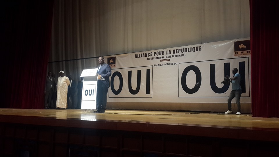 Pour gagner le référendum du 20 mars, Macky Sall appelle ses camarades à plus de solidarité
