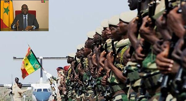 Macky Sall : "Le gouvernement va continuer à renforcer les moyens de l'armée"