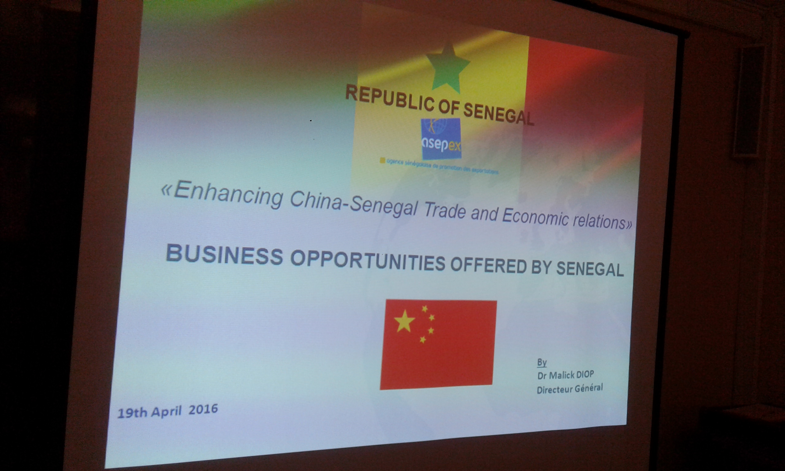 L'ASEPEX reçoit la Chambre de Commerce de la Chine