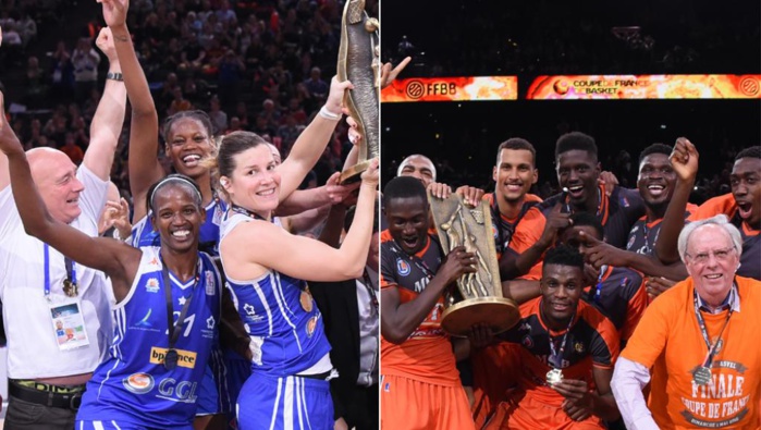 Basket : Une Coupe de France pour les Sénégalais Sy Diop et Fall
