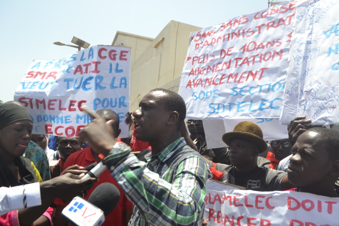 Après 7 mois sans salaire : Les agents de la sous-section SUTELEC de la SIMELEC réclament le départ de Babacar Sarr, leur directeur