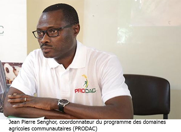 PLUS DE 90% DE LA PRODUCTION AGRICOLE ASSURÉE PAR LES PETITES EXPLOITATIONS (COORDONNATEUR DU PRODAC)