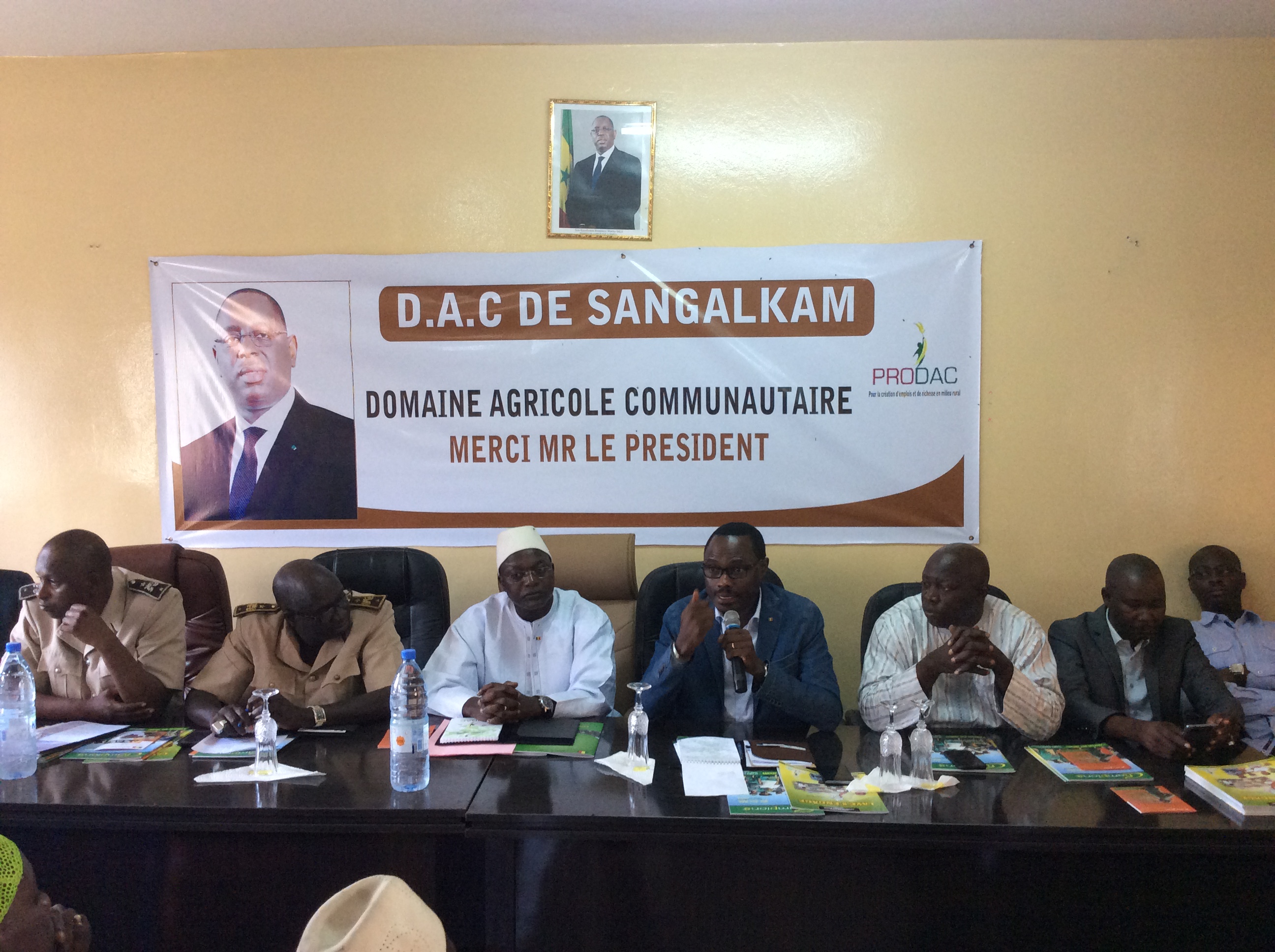 DAC Sangalkam en orbite. Le PRODAC met en œuvre la directive du Chef de l’Etat qui a mis 6,5 milliards pour le financement du Domaine Agricole Communautaire « urbain ».