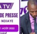 Revue de Presse du 11 Aout 2022 avec Socé Ndiaye