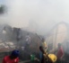 Incendie au marché Boucotte : des magasins ravagés sur un rayon de 4.000 mètres carrés (secours)