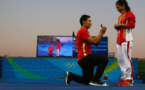 L'image forte RIO 2016: Elle gagne une médaille et une demande en mariage