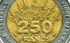 La pièce de 250 FCFA est toujours en vigueur, annonce la BCEAO