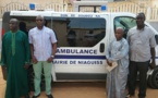 des photos Doudou Ka Président du Mouvement And Falaat Macky Sall Ak Doudou Ka (FMD donne un ambulance
