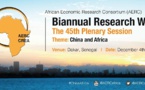 La Chine et l’Afrique au cœur de l’Atelier biannuel de recherche de l’AERC
