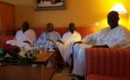 Abdoulaye Wade reçoit Malick Gakou, Oumar Sarr et Mamadou Diop Decroix