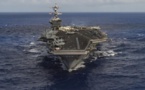 Un porte-avions américain se dirige vers la Corée du Nord