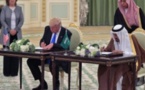 Accueil royal et méga-contrat d'armements pour Trump en Arabie