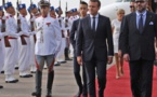 Chaleureuse visite d'Emmanuel Macron au roi du Maroc Mohammed VI