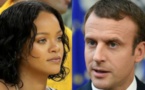 Rihanna interpelle Emmanuel Macron sur Twitter
