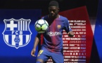 Dembélé présenté au Camp Nou devant 18.000 supporters