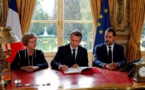 Emmanuel Macron signe les ordonnances de la réforme du Code du travail
