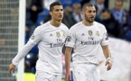 Ronaldo et Benzema soutenus par leurs coéquipiers