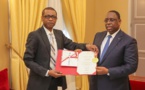 Præmium Imperiale Awards : You reçu par Macky pour presenter son trophée