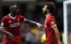 Le duo Mané-Salah a encore porté Liverpool contre Crystal Palace (2-1)