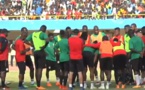 En images, le dernier galop des Lions au stade LSS avant de quitter Dakar