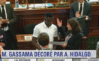 Mamoudou Gassama décoré par la Maire de Paris Anne Hidalgo