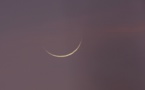 Le croissant lunaire ne sera visible que jeudi (ASPA)