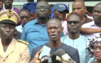 ZIGUINCHOR : Annulation de la cérémonie de lancement des vacances citoyennes à cause de l’incendie au marché Tilène