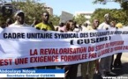 Les inspecteurs de l'Éducation dans la rue le 28 septembre
