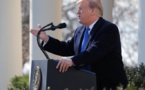 Donald Trump décrète l'«urgence nationale» pour construire son mur