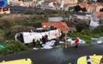 Accident meurtrier d'un bus de touristes à Madère