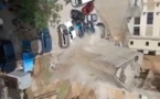 Effondrement spectaculaire d'un immeuble au centre-ville