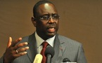 SENEGAL-PRESIDENTIELLE-DECLARATION Macky Sall salue une "victoire du peuple sénégalais"