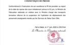 Report de la reprise des cours : Suspension du transport des Enseignants. (DOCUMENT)
