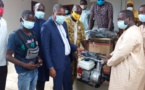 KOLDA INONDÉE / Mame Boye Diao dépêche motopompes, pulvérisateurs, bottes et combinaisons.