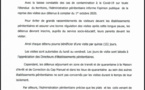 Prisons du Sénégal : L’Administration pénitentiaire autorise la reprise des visites aux détenus à partir du 1er Octobre 2020. (DOCUMENT)
