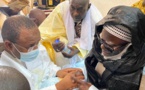 le Directeur Général du Groupe la Poste accompagné d’une forte délégation s’est rendu chez le Khalife Général des Mourides Serigne Mountakha Mbacké