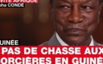 Alpha Condé sur les nombreuses arrestations : « Il n’y a pas de chasse aux sorcières en Guinée »