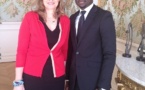 REGARDEZ. Thione NIANG à l'Elysée avec Valérie Trierweiler, la première dame de France